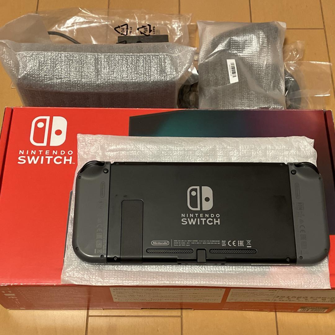 【美品】Nintendo Switch バッテリー強化版 グレー