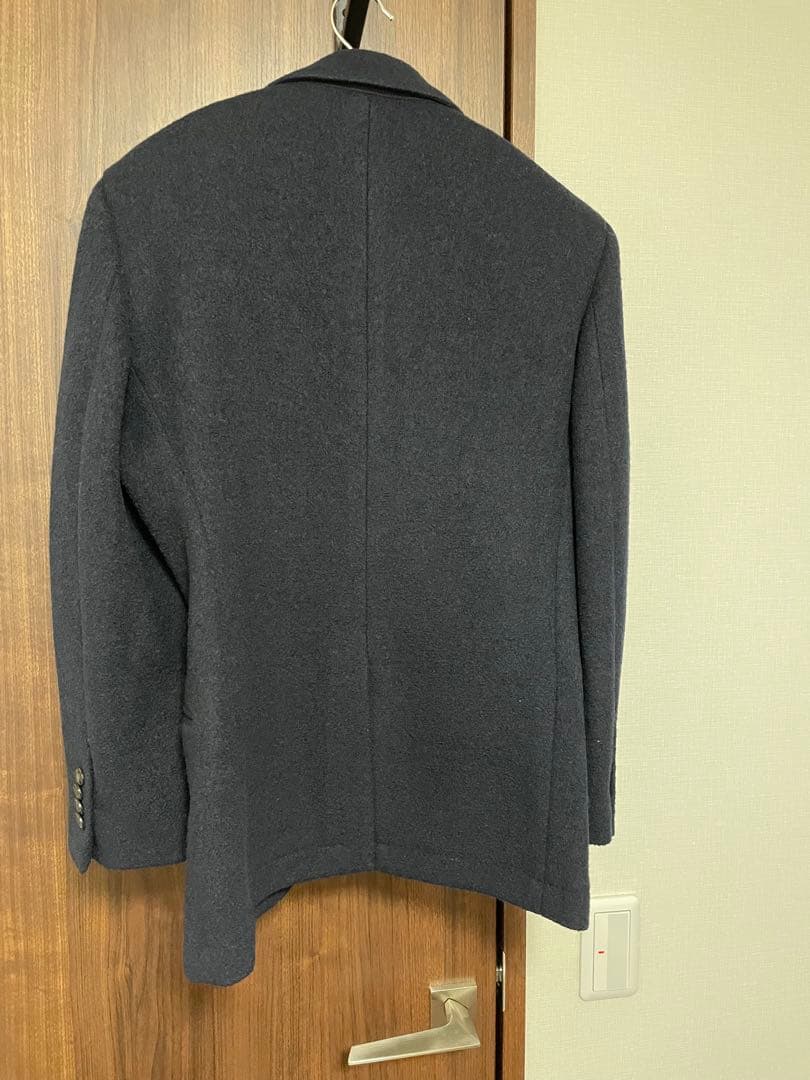 新品 azabu tailor麻布テーラー ウールジャージージャケット ネイビー