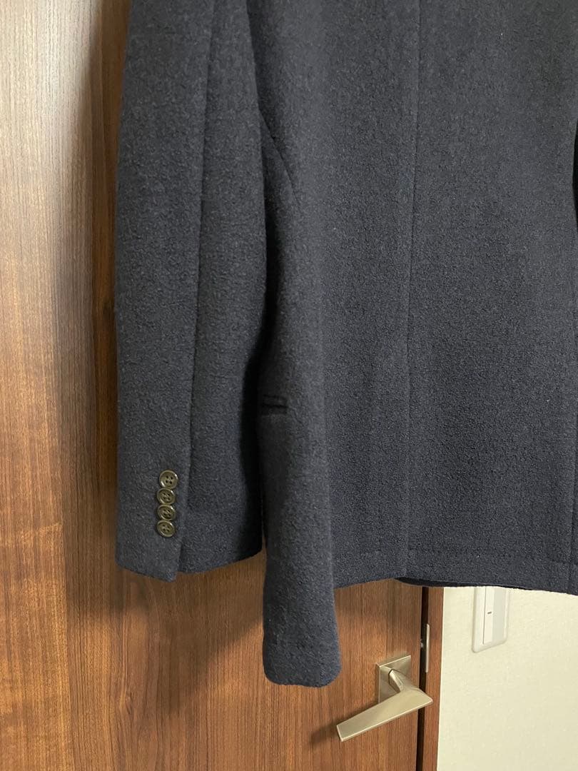 新品 azabu tailor麻布テーラー ウールジャージージャケット ネイビー