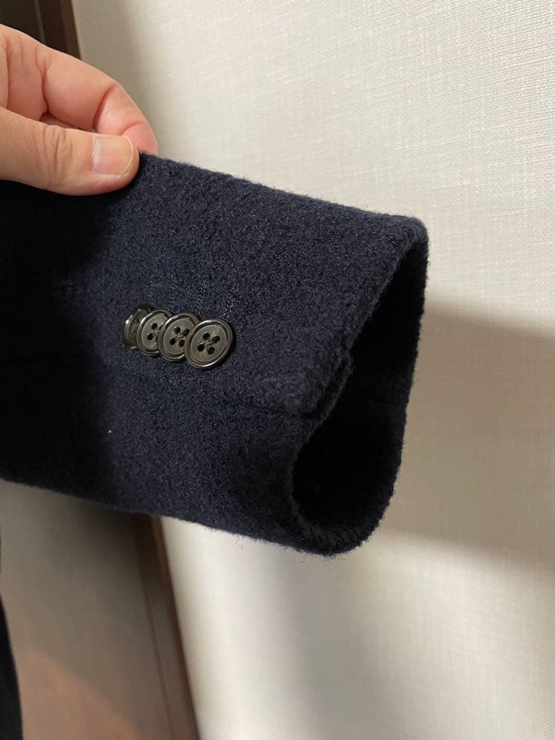 新品 azabu tailor麻布テーラー ウールジャージージャケット ネイビー