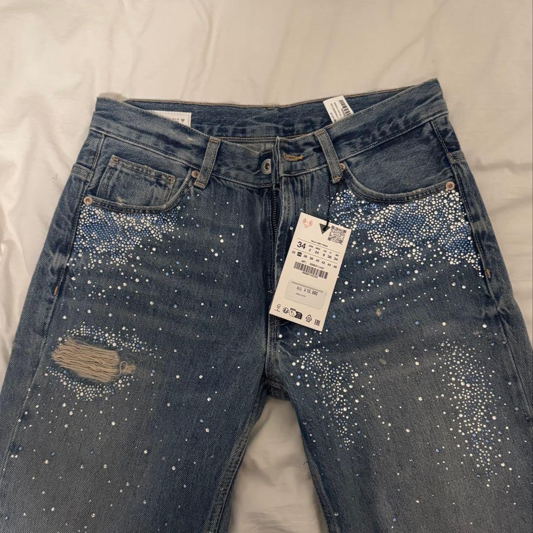 ZARA Galaxy Iラインデニム 新品未使用タグ付き