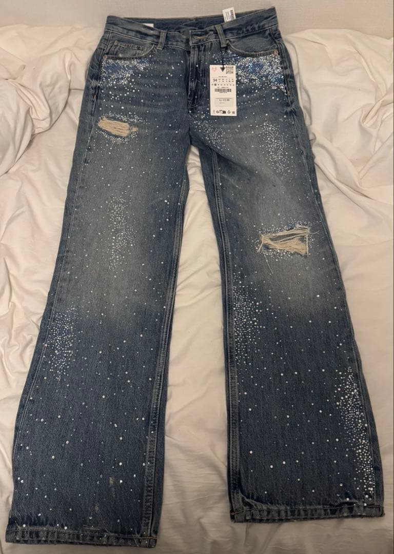 ZARA Galaxy Iラインデニム 新品未使用タグ付き