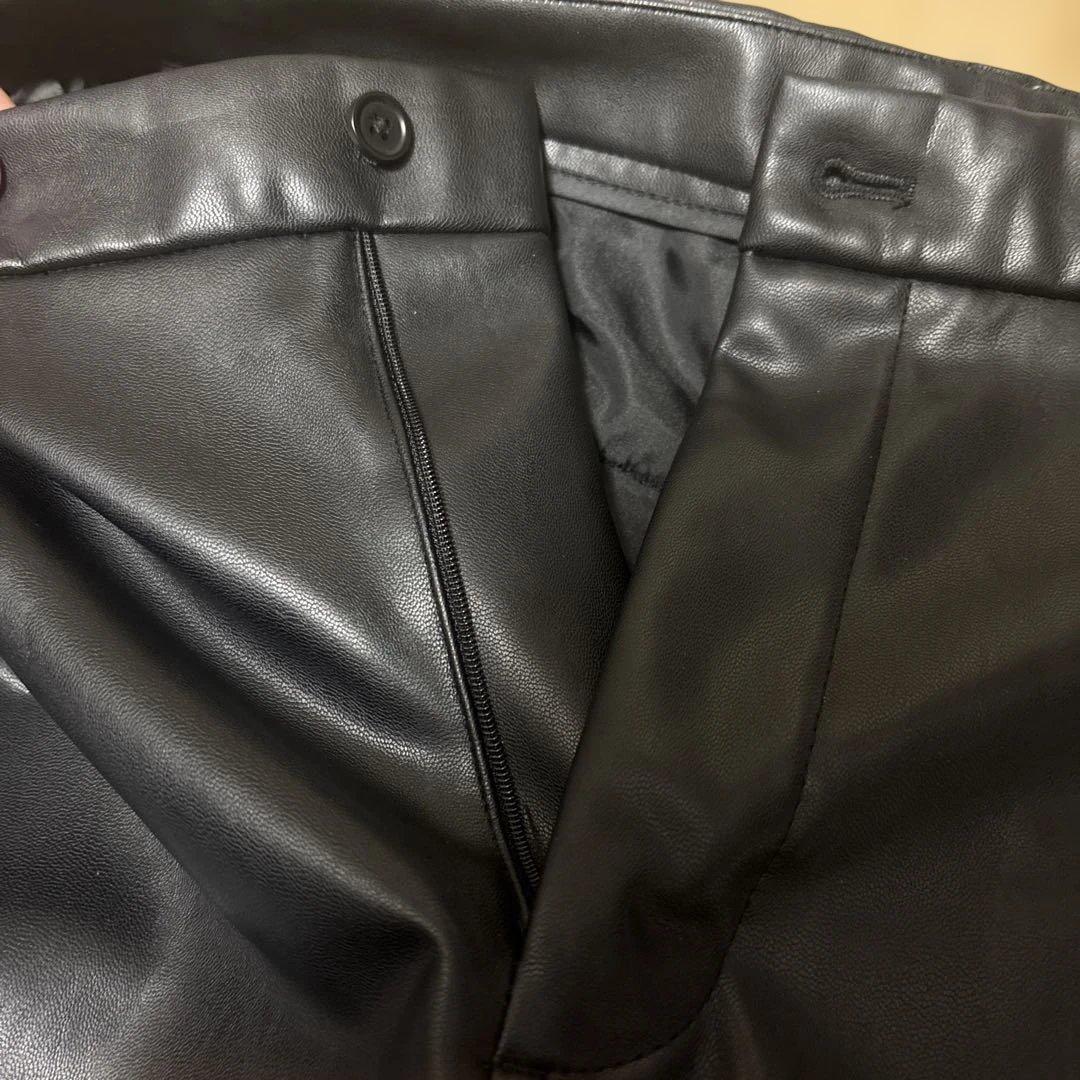 【極美品】ZARA レザーパンツ