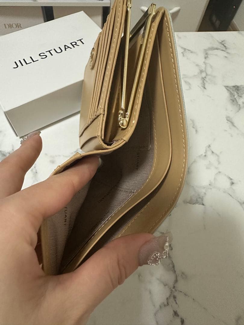 JILL STUART オリーブカラー 二つ折り財布