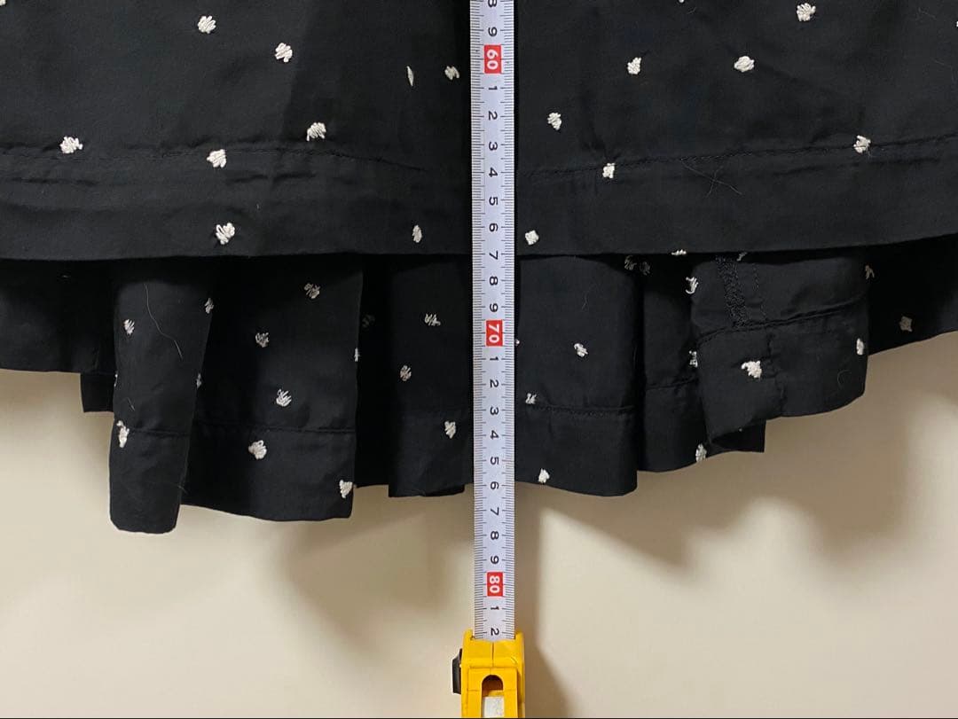 comme des garcons コムコム 製品染め ドット スカート