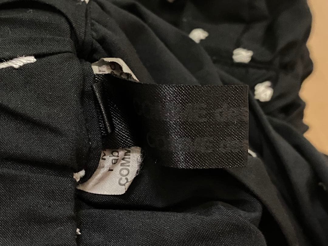comme des garcons コムコム 製品染め ドット スカート