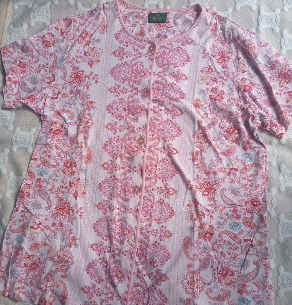 MINTON Wacoal 綿パジャマ ピンク