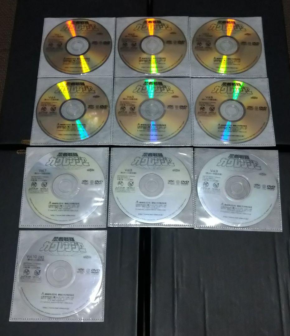 k*n様 【忍者戦隊カクレンジャー】レンタル落ちDVD　全53話ディスク10枚