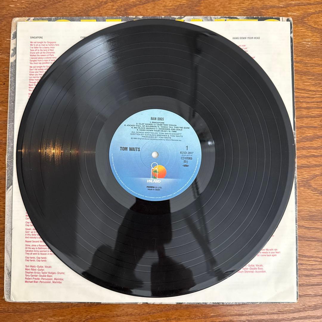 RAIN DOGS / TOM WAITS 【LP】オルタナティヴ / ブルース