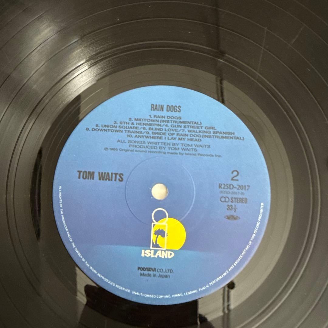RAIN DOGS / TOM WAITS 【LP】オルタナティヴ / ブルース