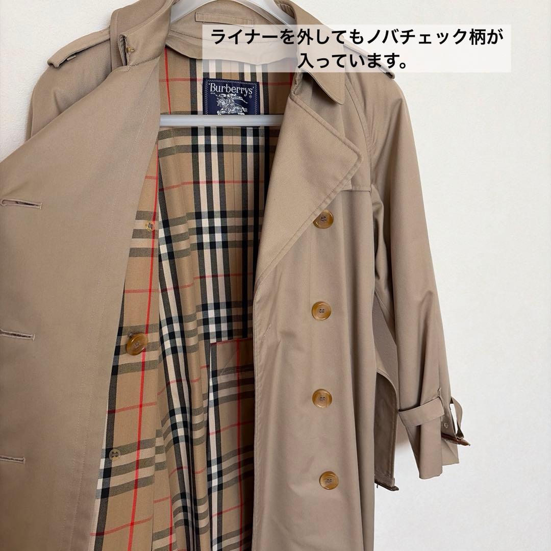 美品 Burberrys 英国製 トレンチ 10P 旧ロゴ