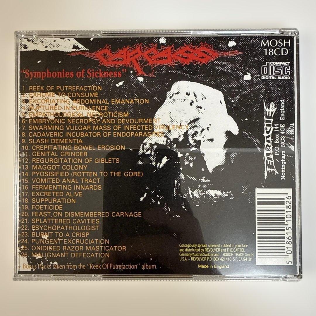 Carcass – Symphonies Of Sickness / 1989