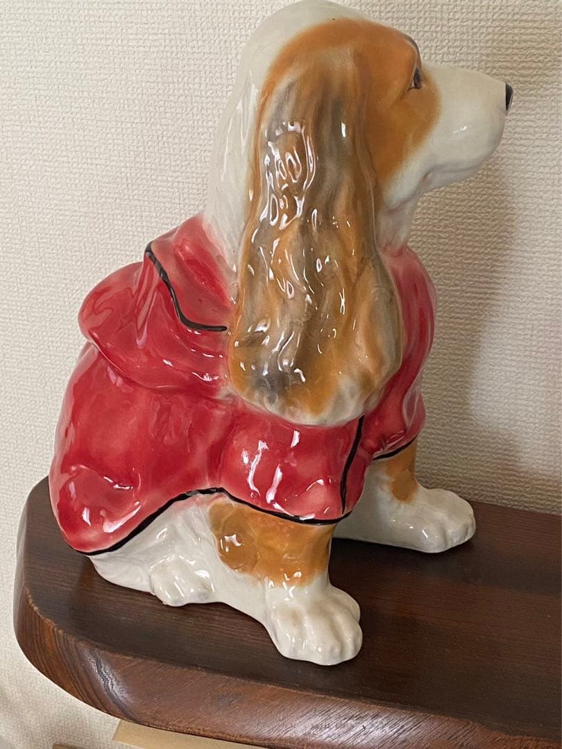 陶磁 犬 置物