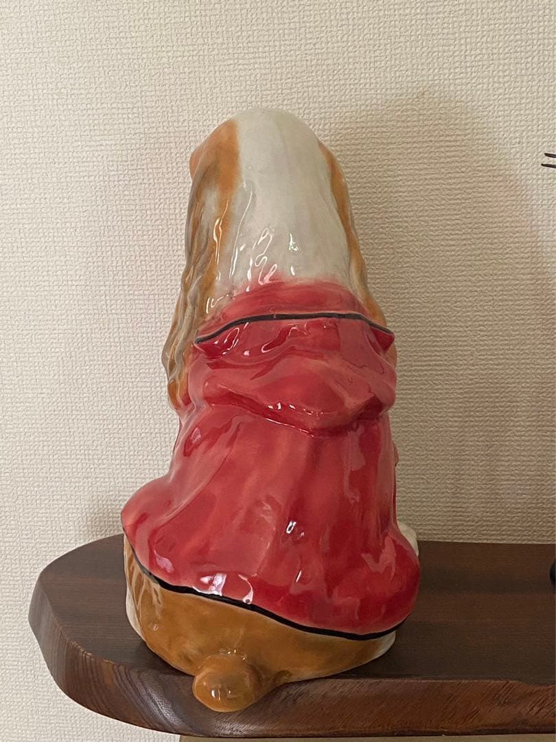 陶磁 犬 置物