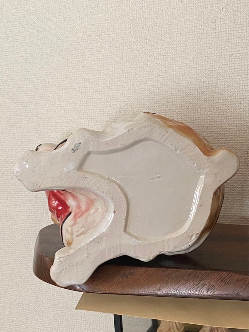 陶磁 犬 置物