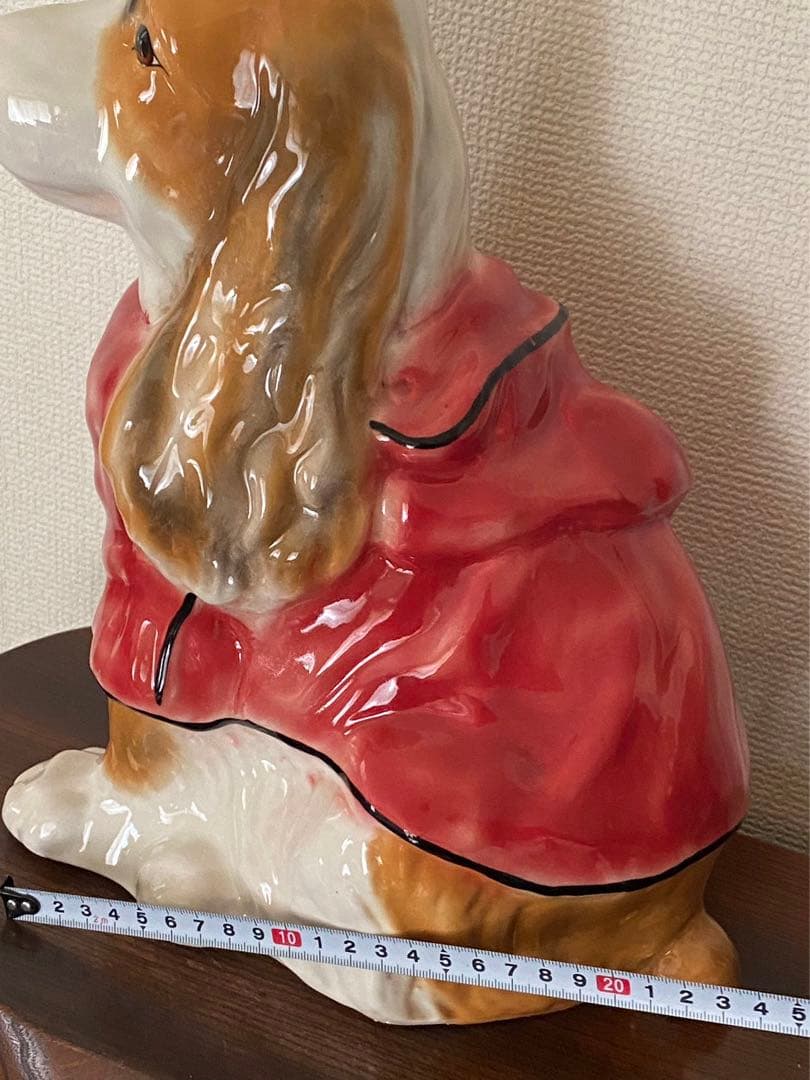 陶磁 犬 置物