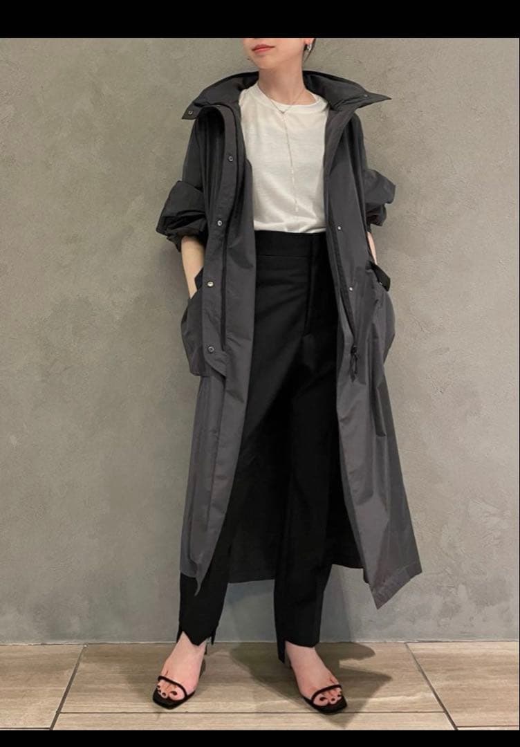 【美品】Chaosプリズムライトコート チャコールグレー 2025SS