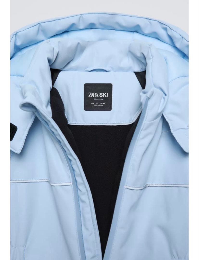 ZARA ベビー 新品 撥水防風加工ジャンプスーツ 98 スキーコレクション