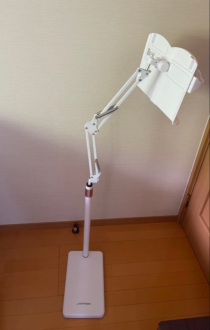 kumosagaブックスタンド　読書台　調整可能なホワイトアームスタンド