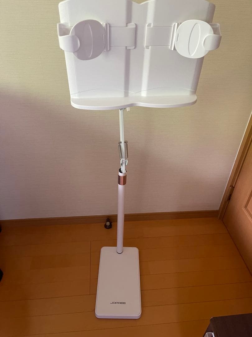 kumosagaブックスタンド　読書台　調整可能なホワイトアームスタンド