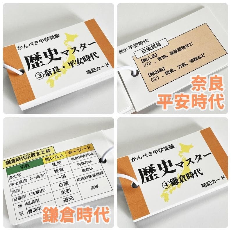 歴史マスター①～⑪　社会　歴史の基本から応用　中学受験・高校受験対策【086】