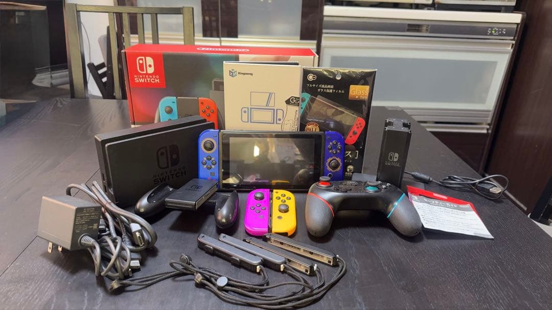 【純正】Nintendo Switch 本体 ゼルダコントローラー　4個 箱あり