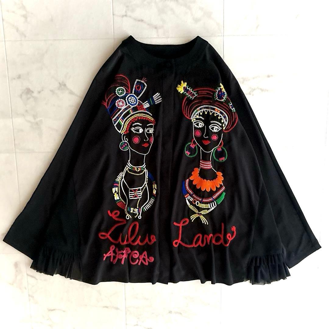 TOKUKO 1er VOL トクコプルミエヴォル 刺繍デザイン カーディガン