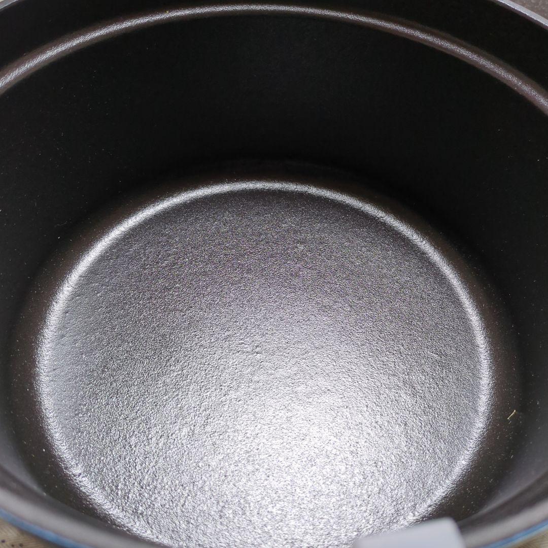 新品☆STAUB☆サックスブルー☆ココット☆20cm☆生涯保証つき