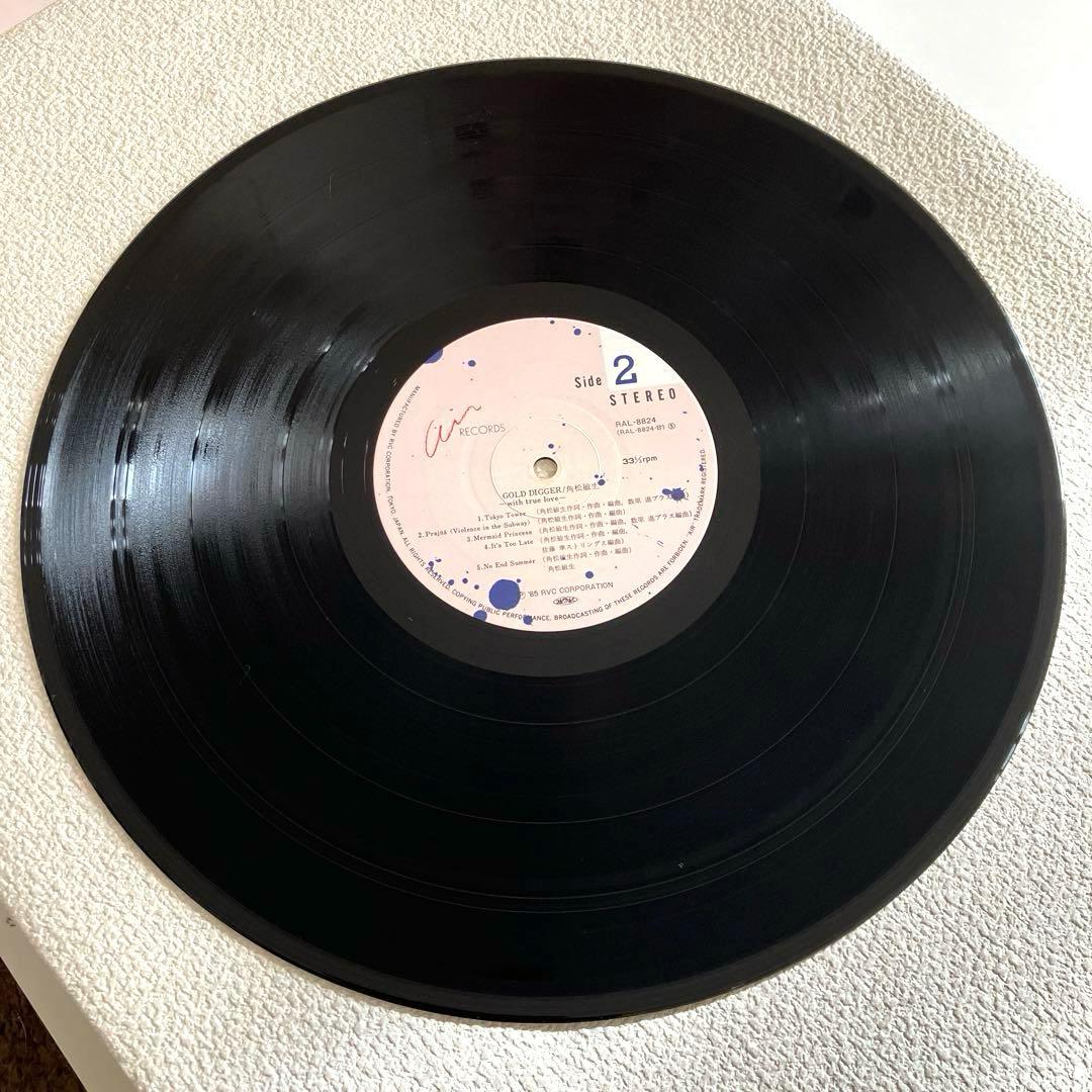 角松敏生　GOLD DIGGER〜with true love〜　LPレコード