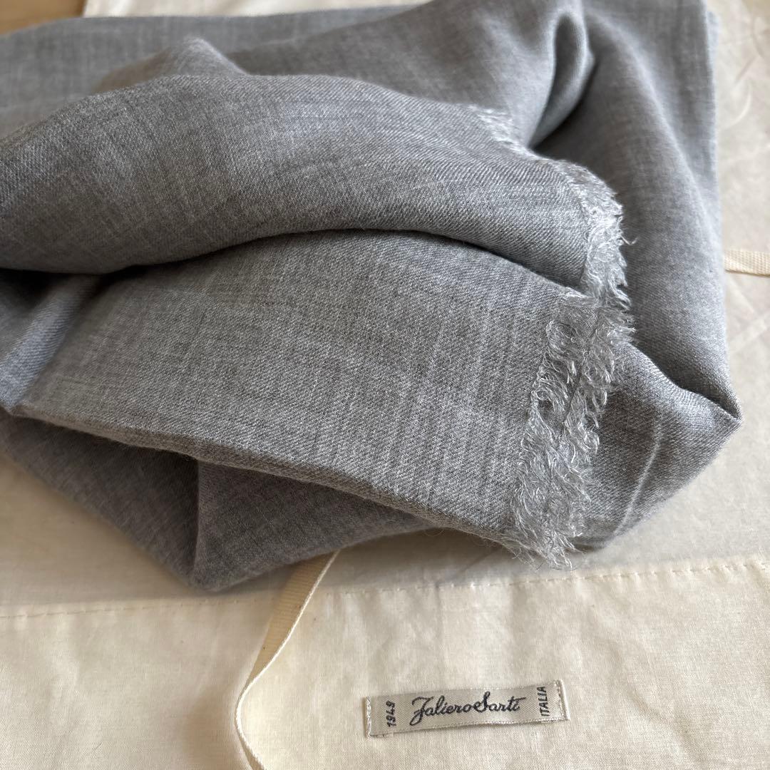 【底値】Faliero Sarti グレー ストール 大判
