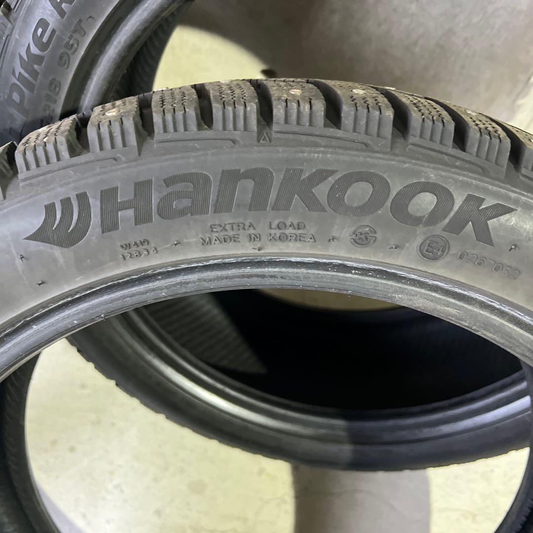 HANKOOK スパイクタイヤ 225/45R18 4本
