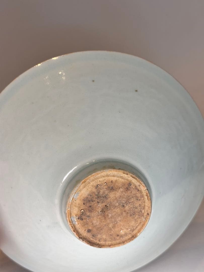 中国 宋代 湖田窯 青白磁 碗 傷あり 骨董品 コレクション