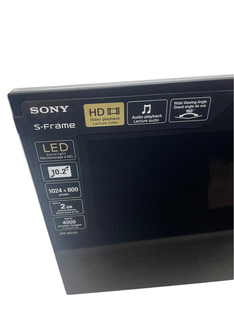 SONY デジタルフォトフレーム DPF-XR100 S-Frame