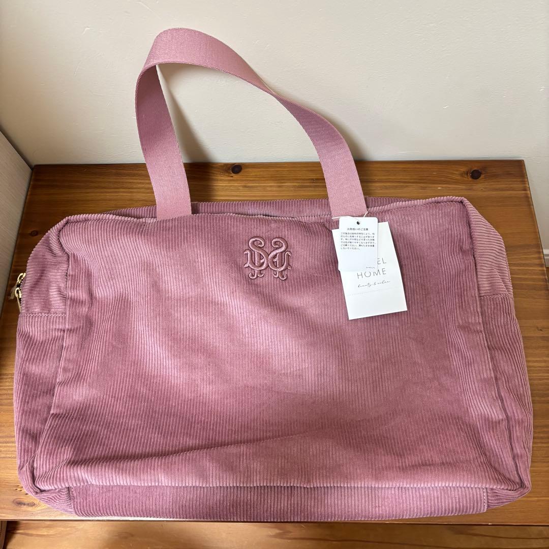 新品未使用 タグ付き snidel ビッグボストンバッグ PINK