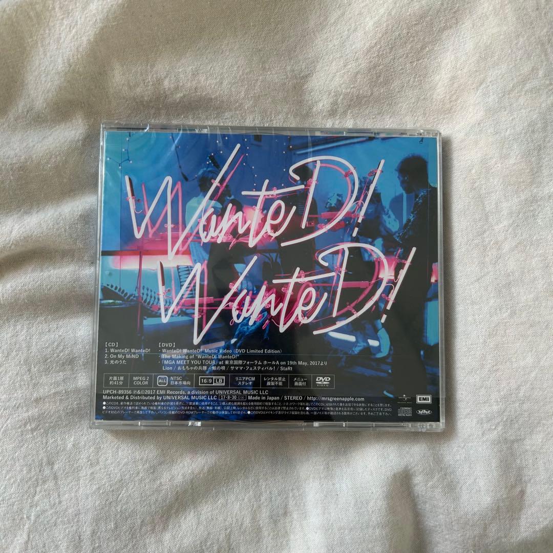 【帯付き】Mr.GREEN APPLE WanteD!WanteD!