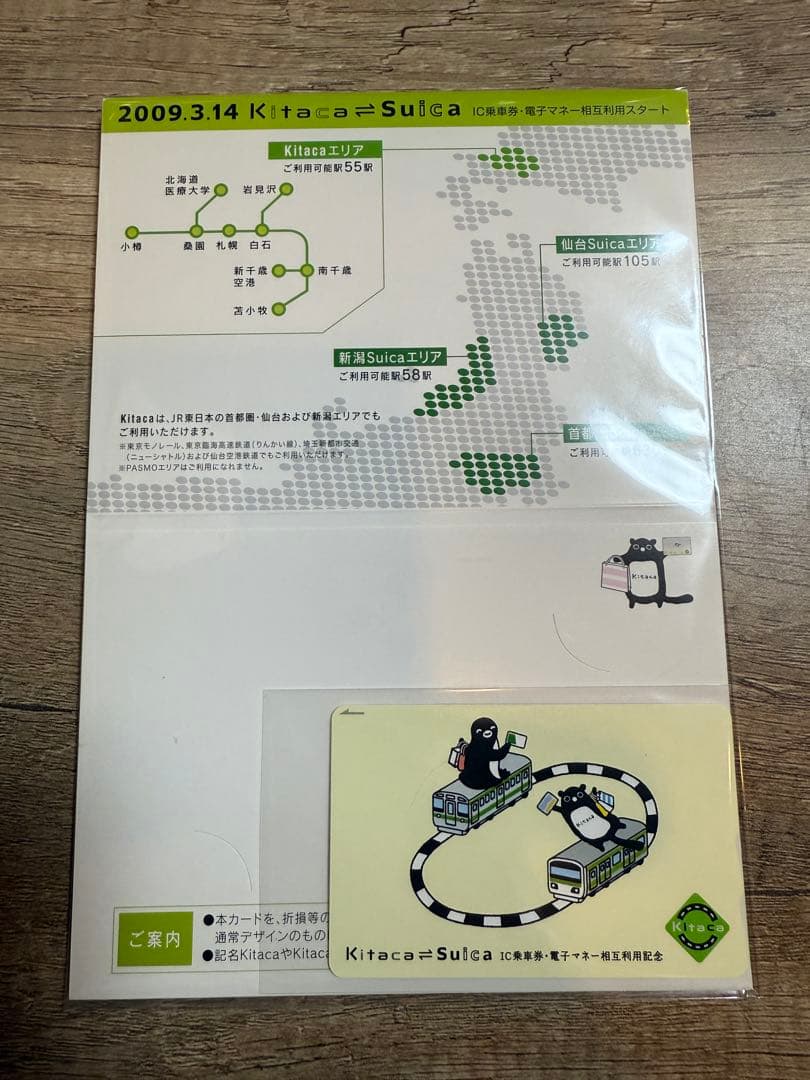 Suica Kitaca 新品未使用　ICカード　鉄道グッズ
