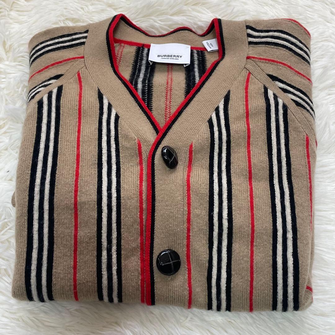 BURBERRY カシミア混 カーディガン 12Y 152cm 大人OK