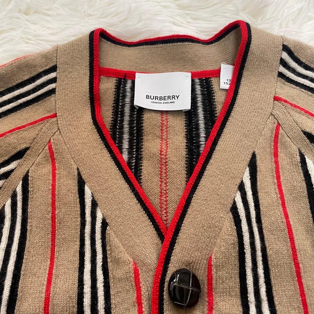 BURBERRY カシミア混 カーディガン 12Y 152cm 大人OK
