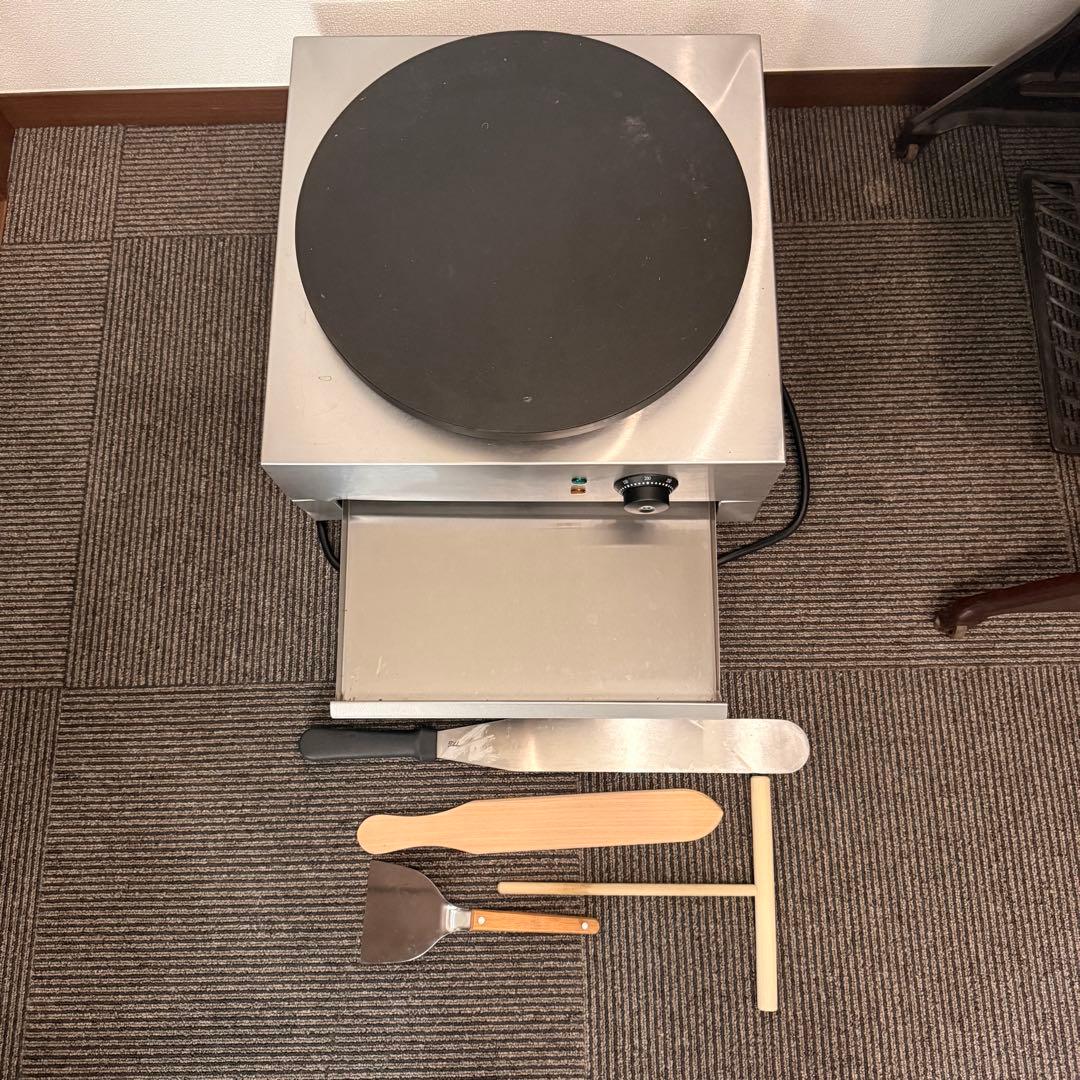 業務用クレープ焼き器 クレープメーカー 付属品付
