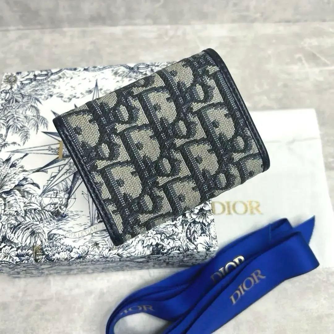 人気✨クリスチャンディオール キャンバス ロゴ 三つ折り財布
