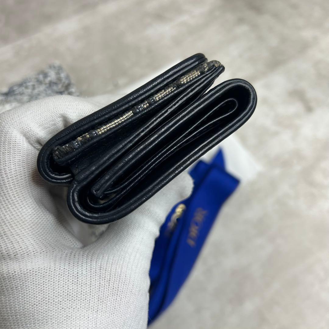 人気✨クリスチャンディオール キャンバス ロゴ 三つ折り財布