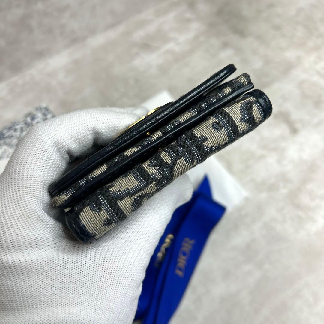 人気✨クリスチャンディオール キャンバス ロゴ 三つ折り財布