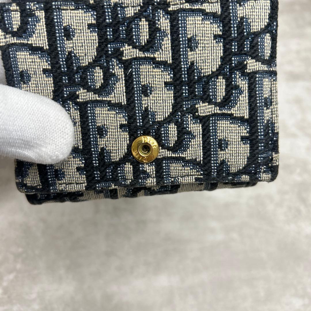 人気✨クリスチャンディオール キャンバス ロゴ 三つ折り財布