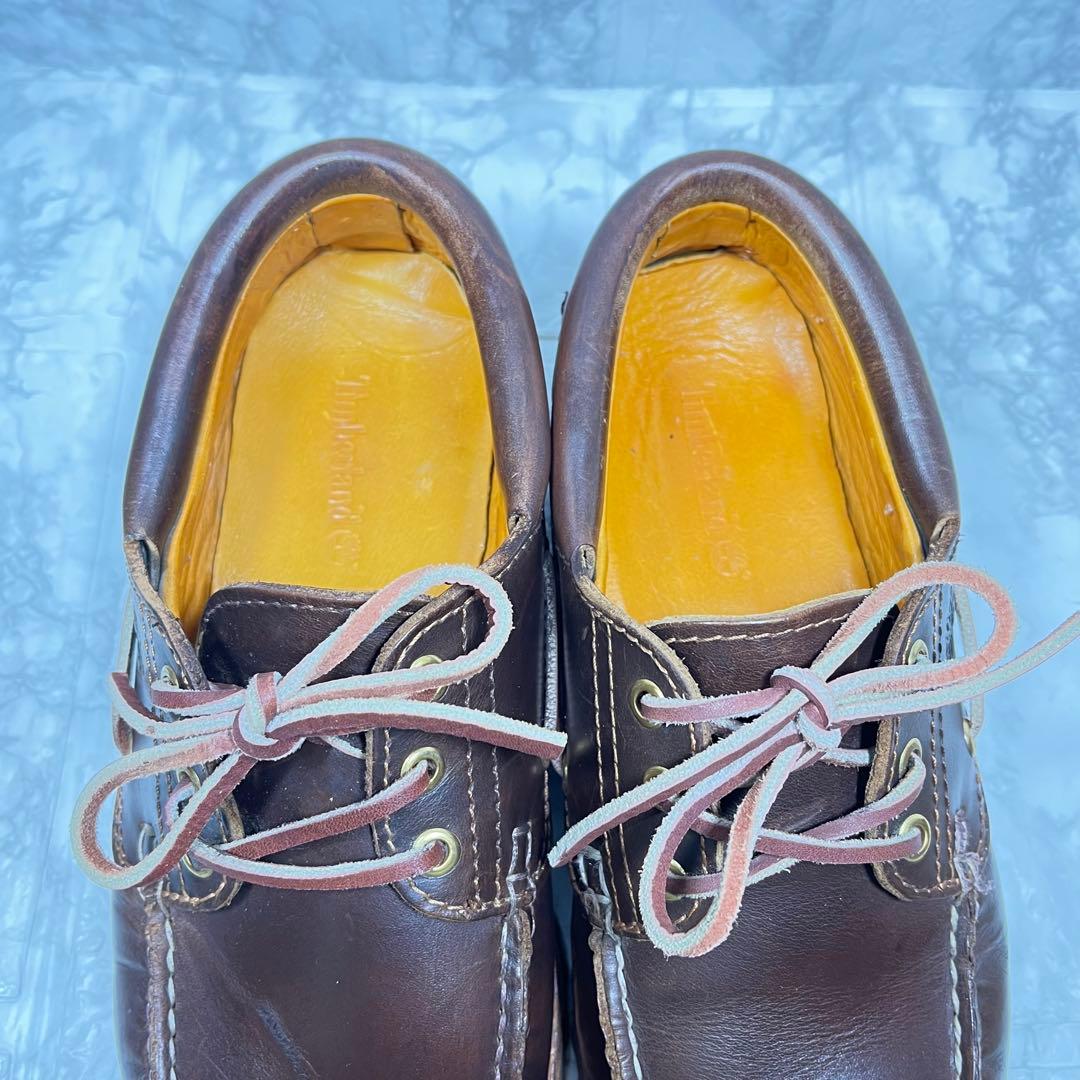 【希少】Timberland 3eye デッキシューズ　ダークブラウン　26㎝