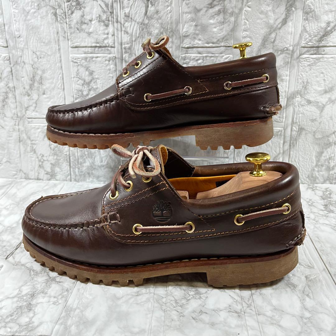 【希少】Timberland 3eye デッキシューズ　ダークブラウン　26㎝
