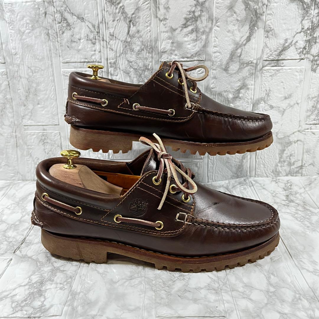 【希少】Timberland 3eye デッキシューズ　ダークブラウン　26㎝