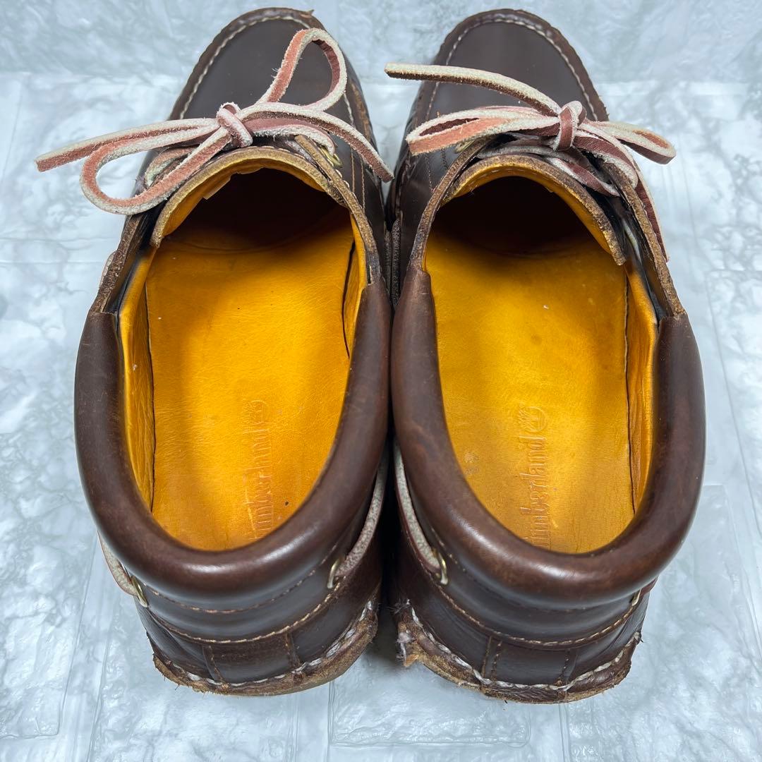 【希少】Timberland 3eye デッキシューズ　ダークブラウン　26㎝