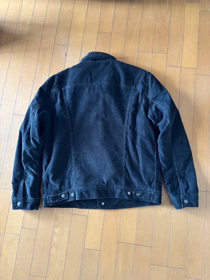 Levi's リーバイス ボア ジャケット コーデュロイ ブラック Ｌ