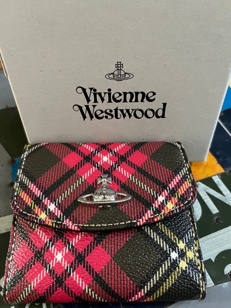 Vivienne Westwood 二つ折り財布 チェック柄