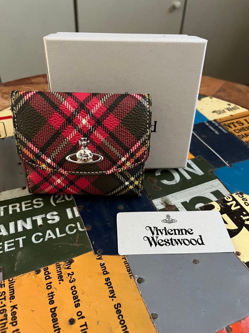 Vivienne Westwood 二つ折り財布 チェック柄